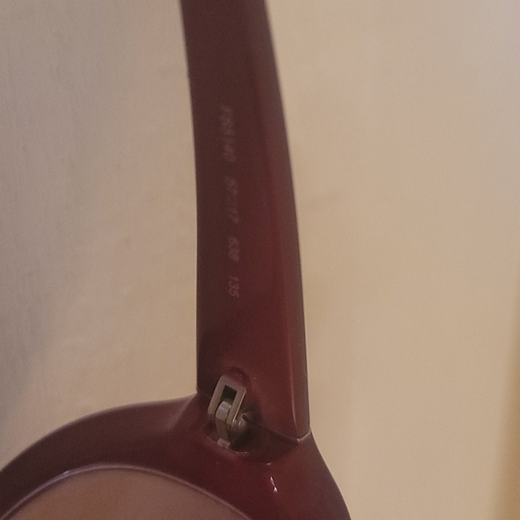 Fendi Burgundy Wine Merlot Logo Vintage Small Medium Frame Sunglasses - Picture 4 of 6